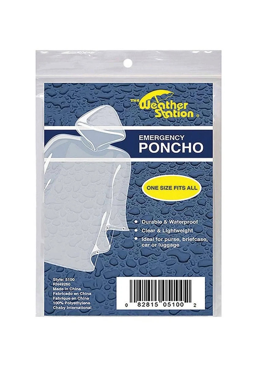 Disposable Rain Poncho